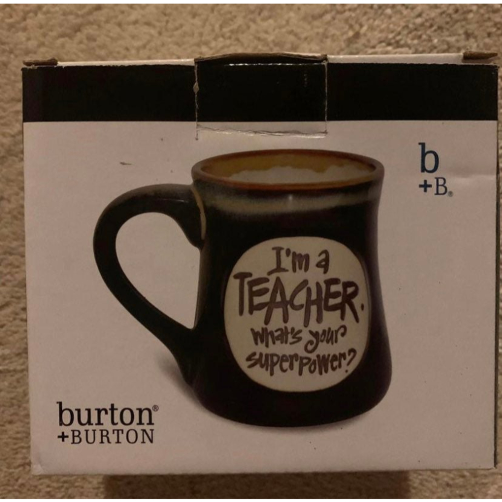 burton + burton teacher mug gift